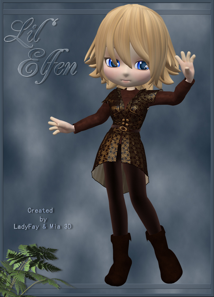 Cookie Lil Elfen Cookie Lil Elfen by: LadyFayMia 3D DesignRuntimeDNA, 3D Models by Daz 3D