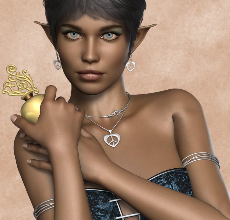Shaders Revisited - Metallic jewellery shaders for Poser by: , 3D Models by Daz 3D