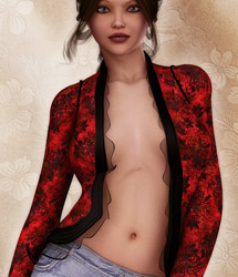 Long Sleeve Bolero for V4 Long Sleeve Bolero for V4 by: EvilinnocenceRuntimeDNA, 3D Models by Daz 3D
