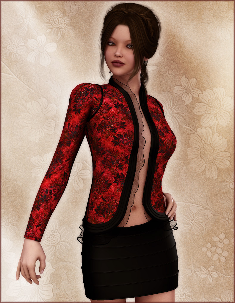 Long Sleeve Bolero for V4 Long Sleeve Bolero for V4 by: EvilinnocenceRuntimeDNA, 3D Models by Daz 3D