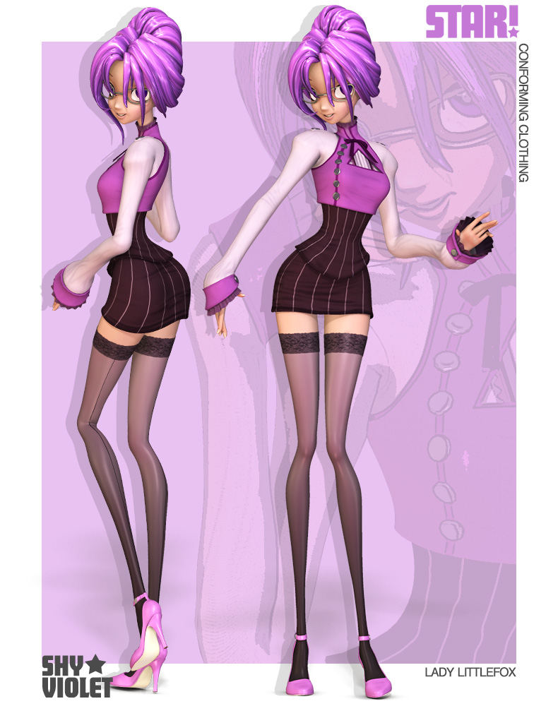 Violet for Star! by: Lady LittlefoxRuntimeDNA, 3D Models by Daz 3D