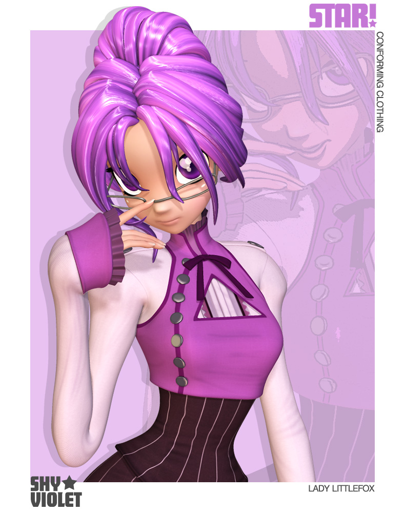 Violet for Star! by: Lady LittlefoxRuntimeDNA, 3D Models by Daz 3D