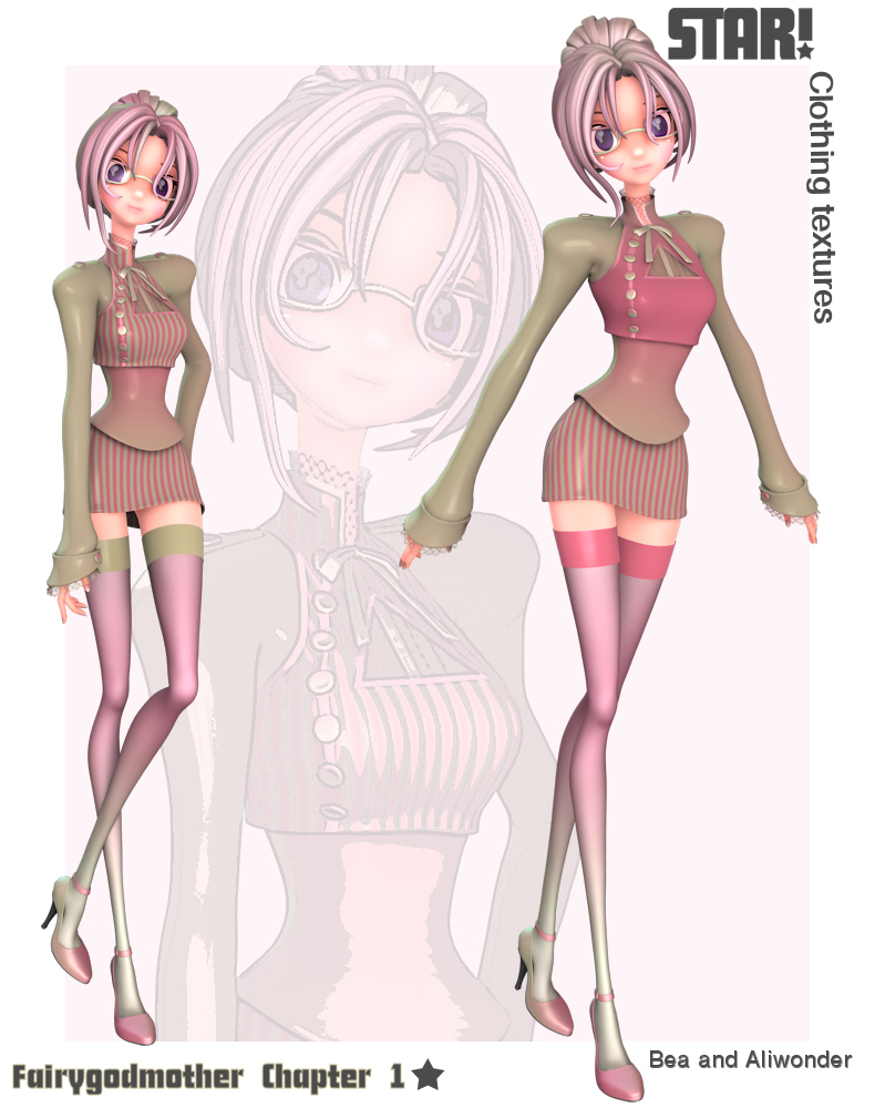 Fairytale Godmother Textures for Violet Fairytale Godmother Textures for Violet by: , 3D Models by Daz 3D