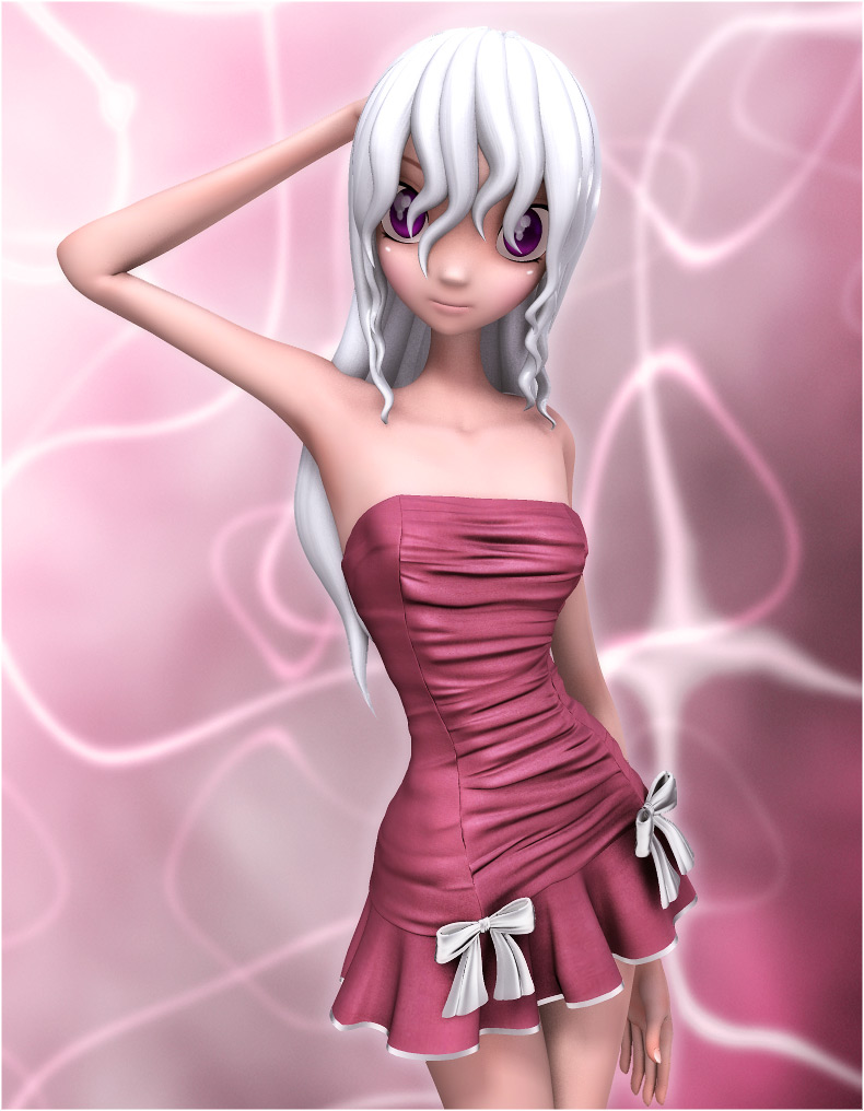 Sweetheart Dress for Star! by: EvilinnocenceRuntimeDNA, 3D Models by Daz 3D