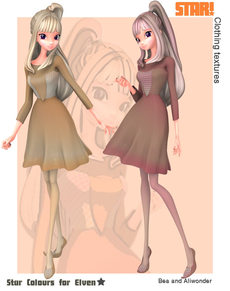 Star Colours for the Elven Gown Outfit DAZ Studio only Star Colours for the Elven Gown Outfit DAZ Studio only by: , 3D Models by Daz 3D