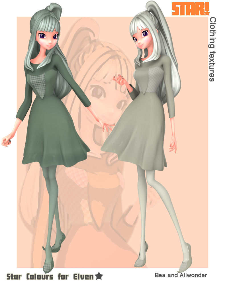 Star Colours for the Elven Gown Outfit DAZ Studio only Star Colours for the Elven Gown Outfit DAZ Studio only by: , 3D Models by Daz 3D