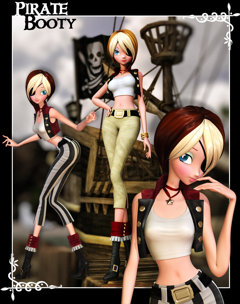 Pirate Booty for Star! by: Lady LittlefoxRuntimeDNA, 3D Models by Daz 3D