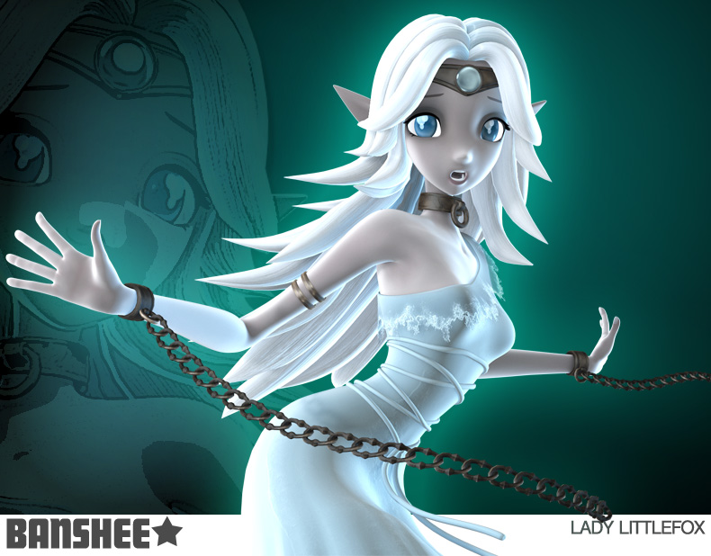 Banshee for Star! by: Lady LittlefoxRuntimeDNA, 3D Models by Daz 3D