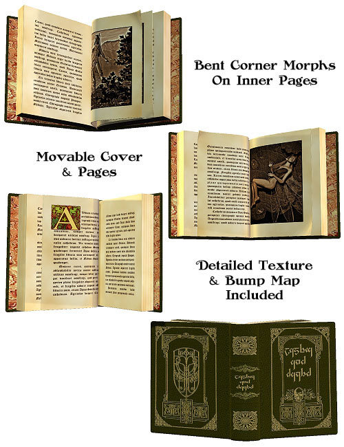Fantasy Book by: , 3D Models by Daz 3D