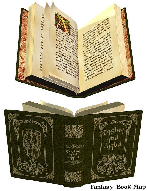 Fantasy Book Fantasy Book by: , 3D Models by Daz 3D