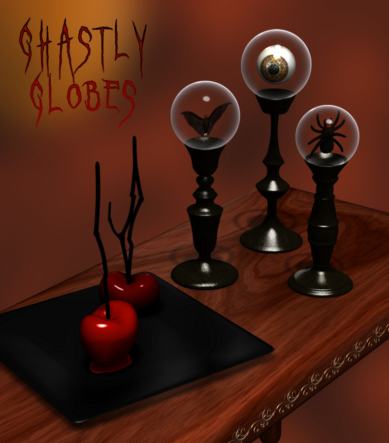 Ghastly Globes by: NGartplay, 3D Models by Daz 3D