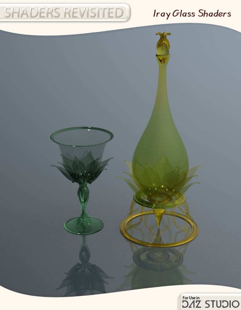 Iray Glass Shaders for DAZ Studio by: , 3D Models by Daz 3D