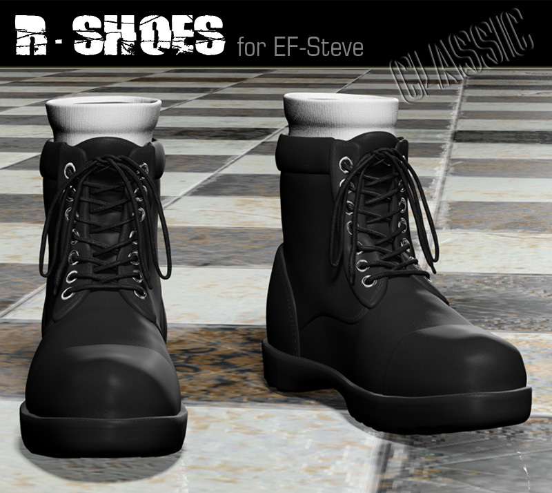 EF-RShoes for Steve | Daz 3D