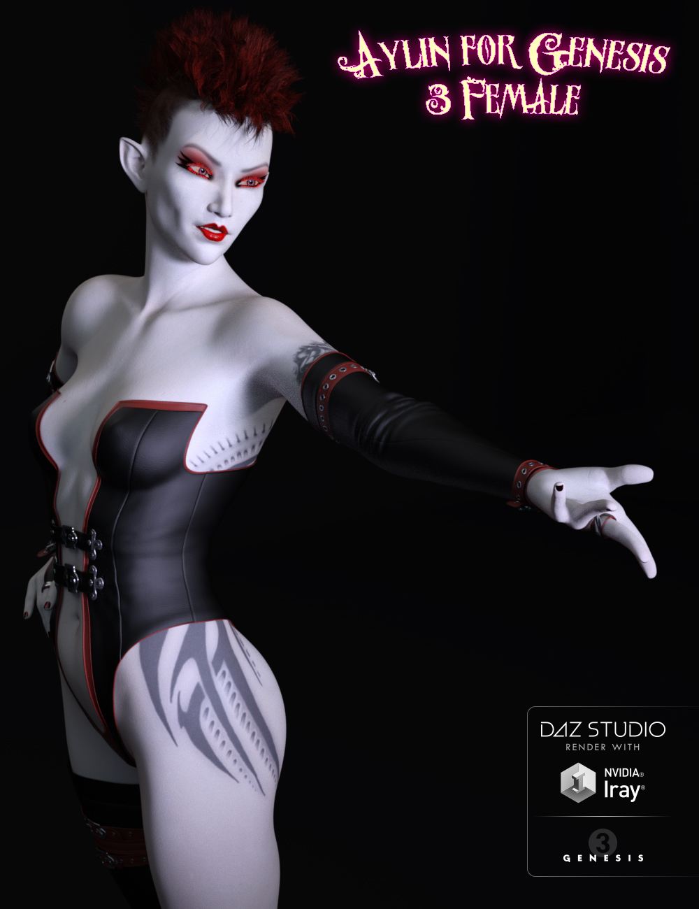 Aylin for Genesis 3 Female by: Darwins Mishap(s)RuntimeDNA, 3D Models by Daz 3D