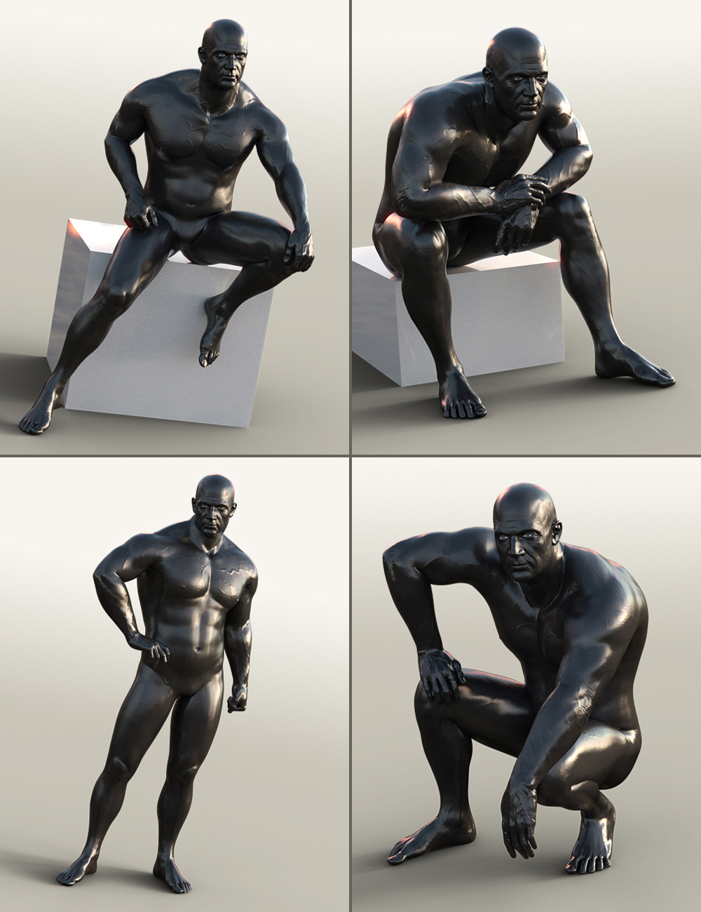 Dashing & Daring Poses Dashing & Daring Poses by: lunchlady, 3D Models by Daz 3D