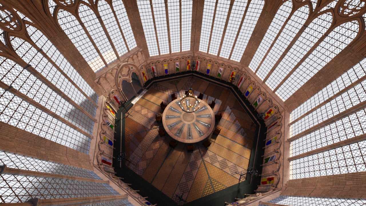 Great Hall of the Round Table Great Hall of the Round Table by: PerspectX, 3D Models by Daz 3D