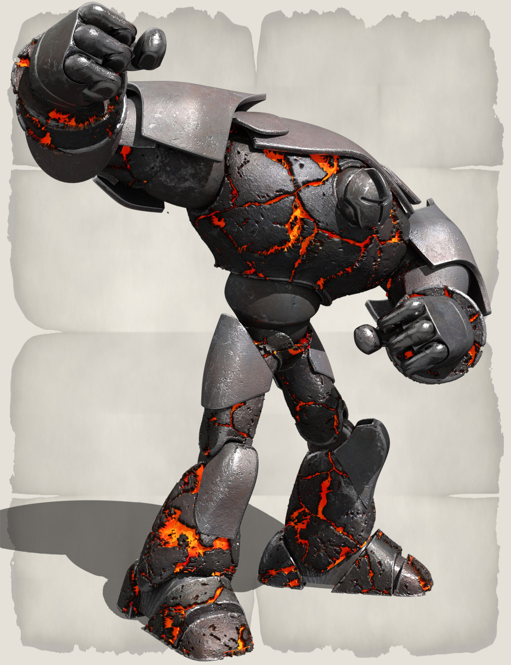 Metal Golem Metal Golem by: Valandar, 3D Models by Daz 3D