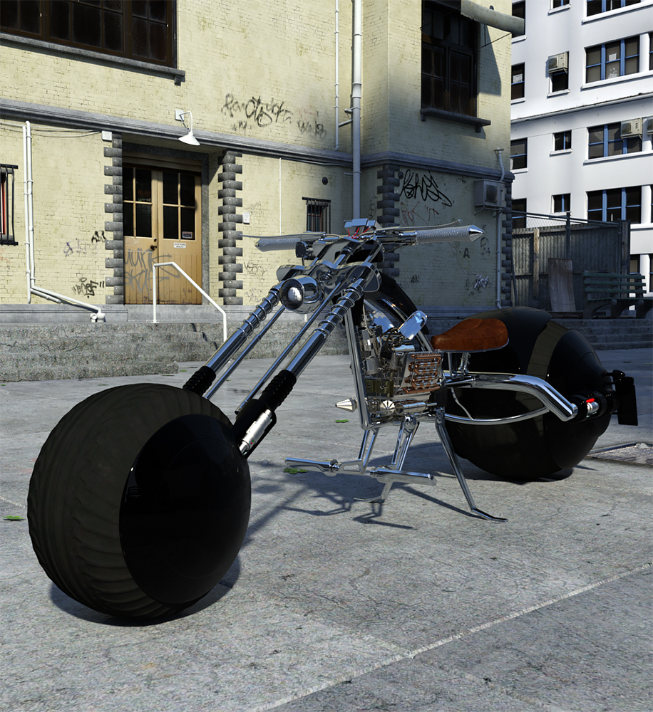 Future Chopper by: dglidden, 3D Models by Daz 3D