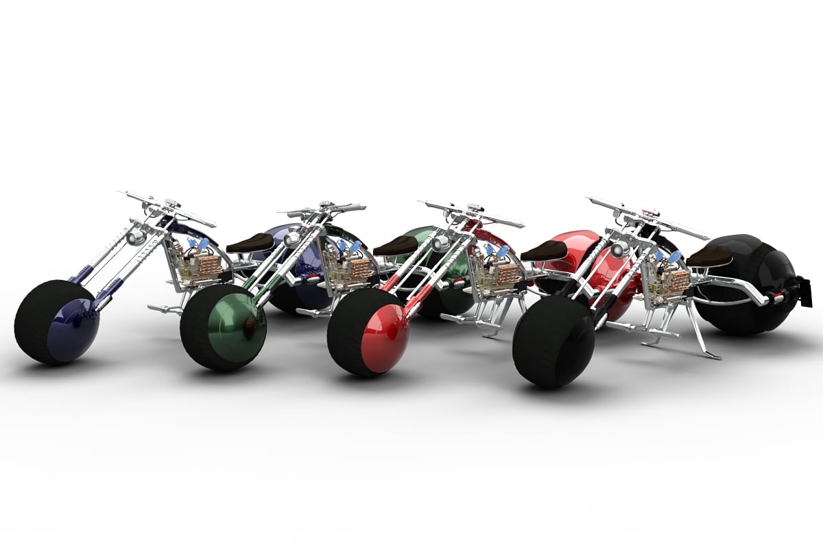 Future Chopper by: dglidden, 3D Models by Daz 3D