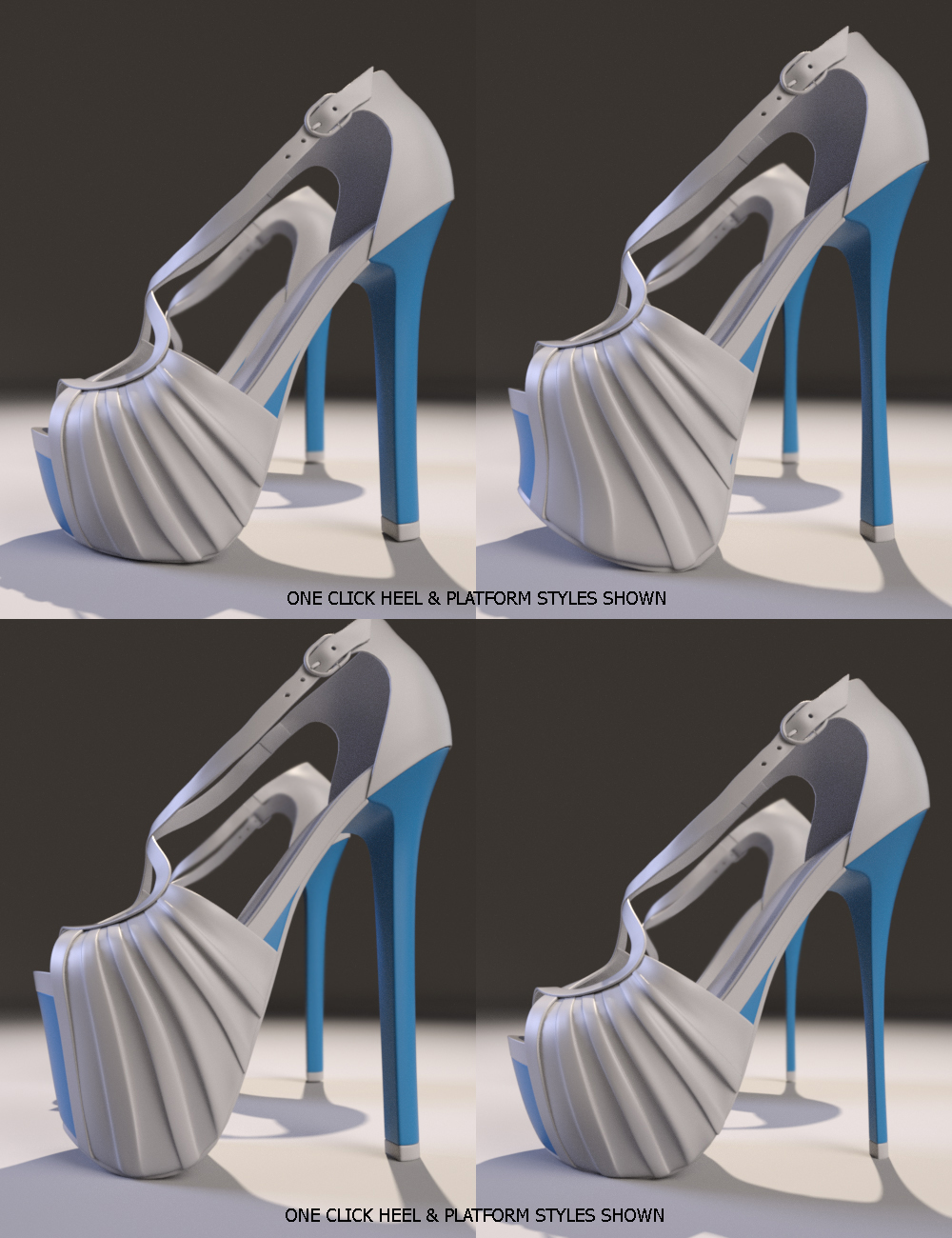 Ava High Heels for Genesis 3 Female(s) by: 3DSublimeProductionsoutoftouchArryn, 3D Models by Daz 3D