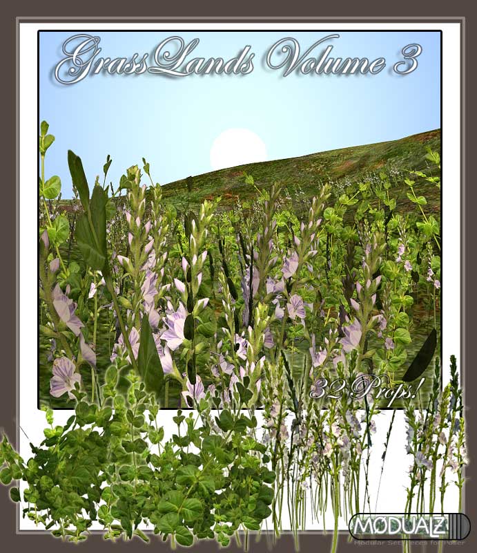 RDNA Grasslands Volume  3 by: RuntimeDNATraveler, 3D Models by Daz 3D