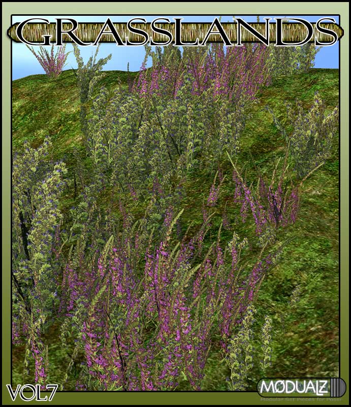 RDNA Grasslands Volume  7 by: RuntimeDNATraveler, 3D Models by Daz 3D
