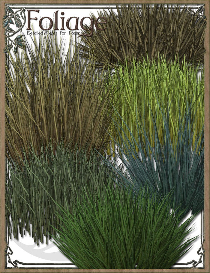 RDNA Foliage - Grass Clumps 1 by: TravelerRuntimeDNA, 3D Models by Daz 3D