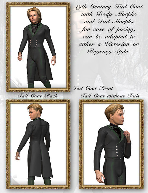 19th Century Suit Pack for Luke 19th Century Suit Pack for Luke by: Lourdes, 3D Models by Daz 3D
