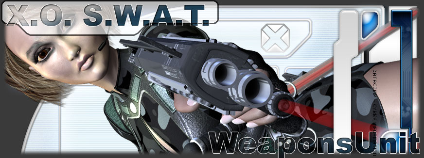 XO SWAT Weapons Unit by: RuntimeDNATraveler, 3D Models by Daz 3D