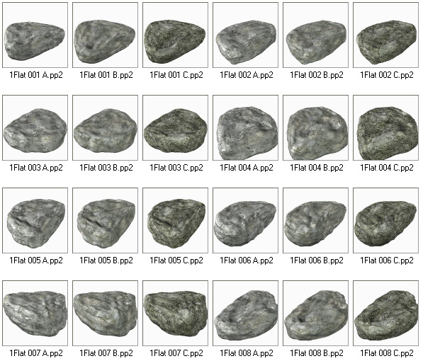 Rocks Volume 4 - Flat Rocks by: TravelerRuntimeDNA, 3D Models by Daz 3D