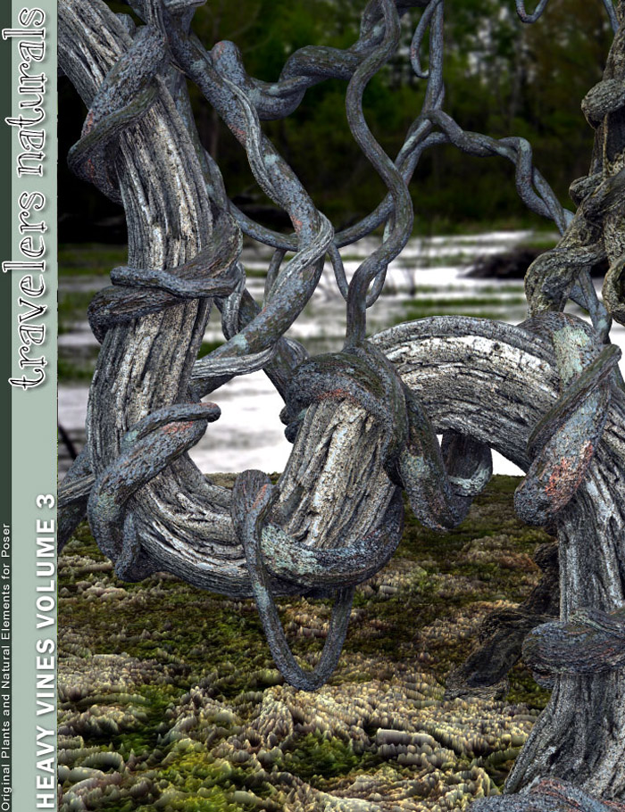 Traveler's Naturals - Heavy Vines Vol 3 by: TravelerRuntimeDNA, 3D Models by Daz 3D