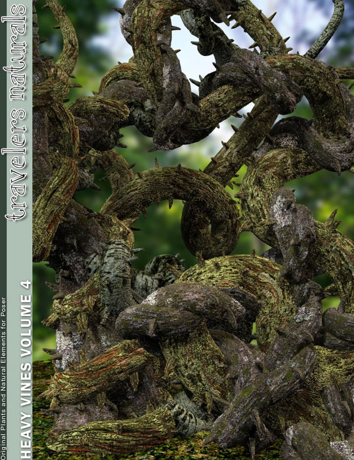 Traveler's Naturals - Heavy Vines Vol 4 by: TravelerRuntimeDNA, 3D Models by Daz 3D