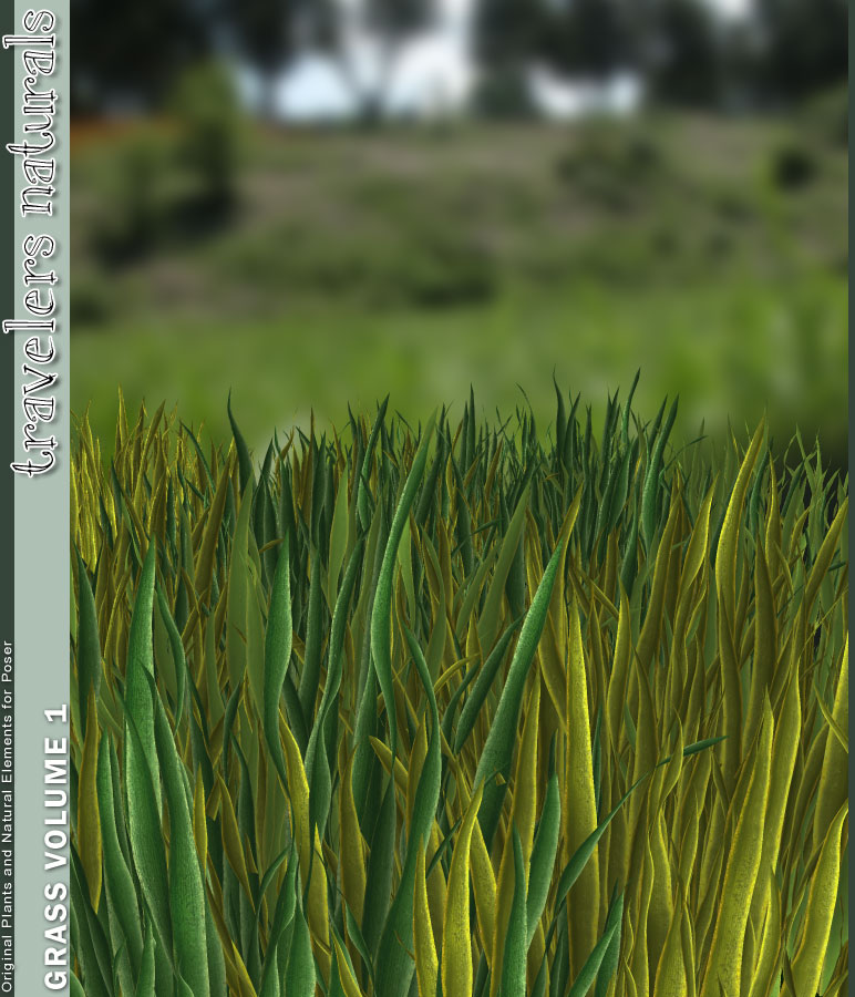 Traveler's Naturals - Grass Vol 1 by: RuntimeDNATraveler, 3D Models by Daz 3D