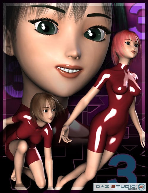 Aiko 3 Base - 3D Anime Girl