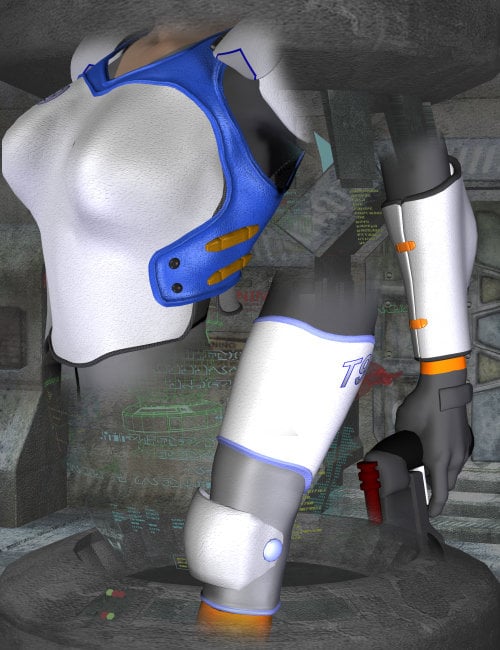 Aiko 3.0 Body Armor by: the3dwizard, 3D Models by Daz 3D