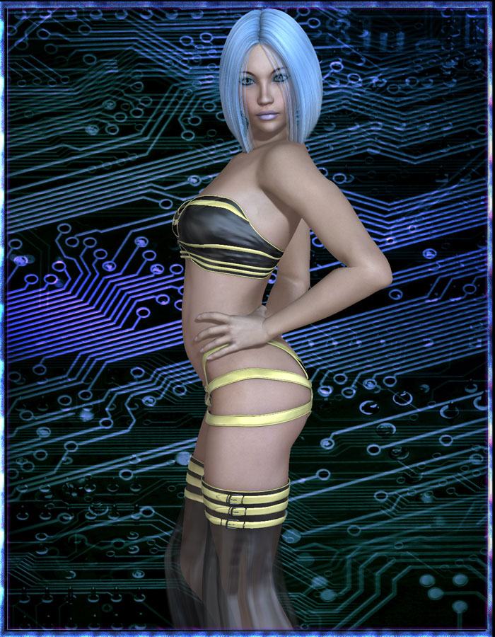 Eilir Outfit for V4 by: PraeRuntimeDNA, 3D Models by Daz 3D