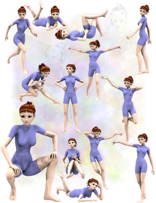 Aiko 3.0 First Moves by: Diane, 3D Models by Daz 3D