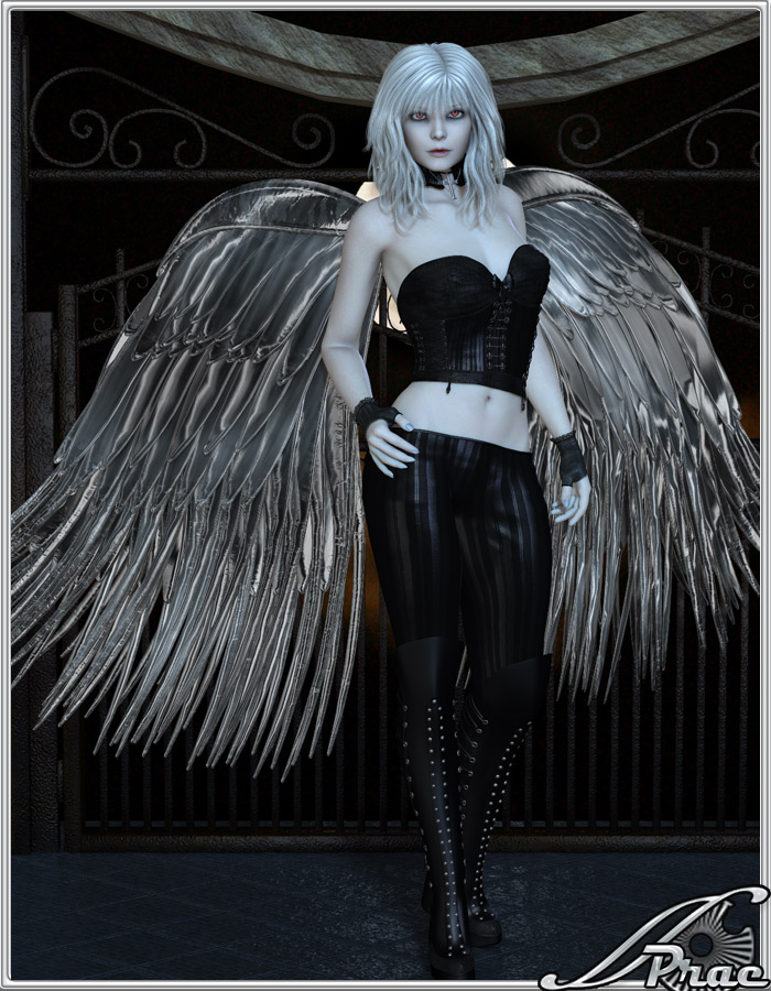 Alichino Wings by: PraeRuntimeDNA, 3D Models by Daz 3D