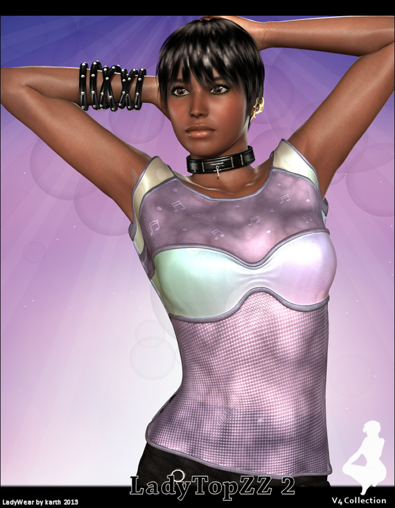 V4 LadyTopZZ 2 V4 LadyTopZZ 2 by: KarthRuntimeDNA, 3D Models by Daz 3D