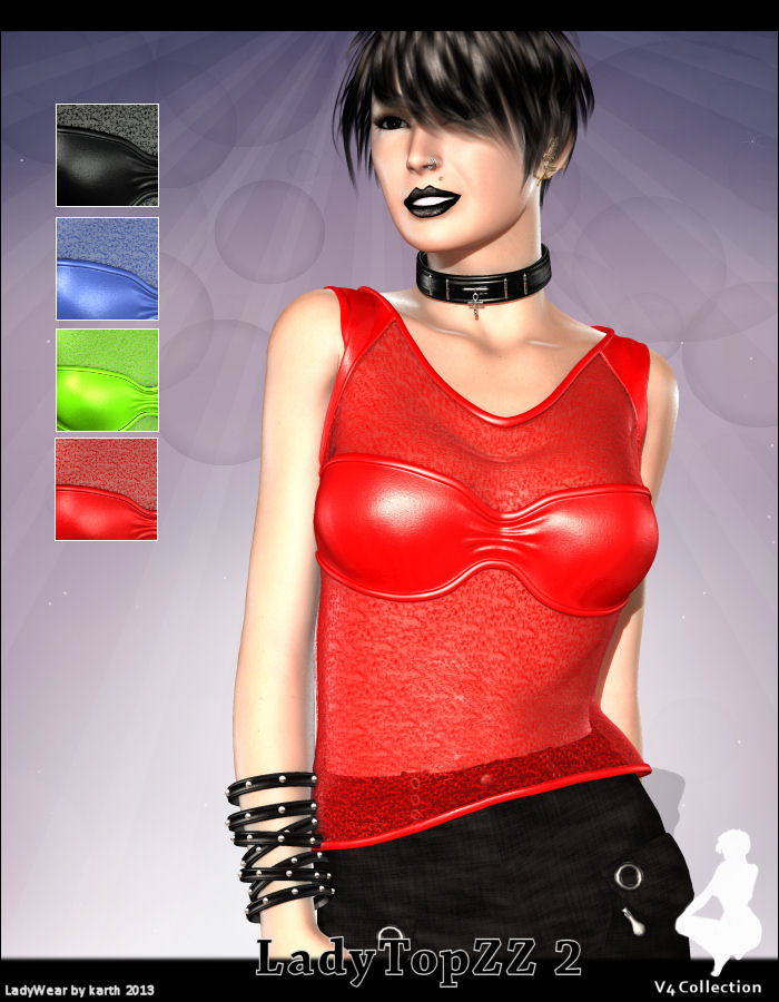 V4 LadyTopZZ 2 V4 LadyTopZZ 2 by: KarthRuntimeDNA, 3D Models by Daz 3D