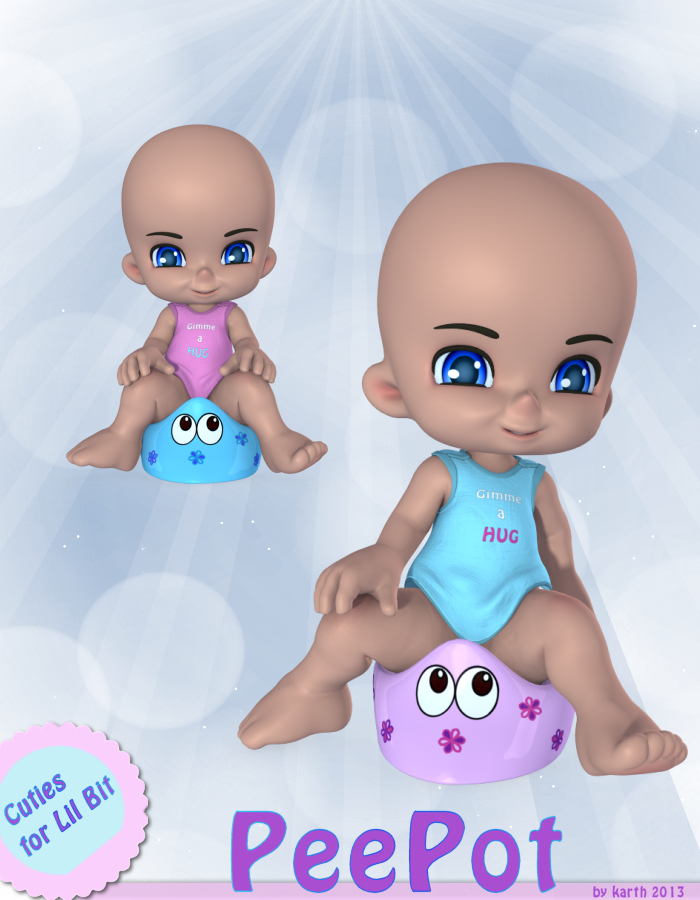 Lil PeePot Lil PeePot by: KarthRuntimeDNA, 3D Models by Daz 3D