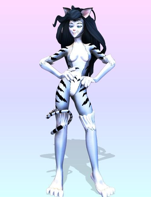 CatGirl for Aiko 3 by: MABWillDupre, 3D Models by Daz 3D