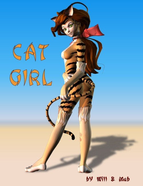 CatGirl for Aiko 3 by: MABWillDupre, 3D Models by Daz 3D