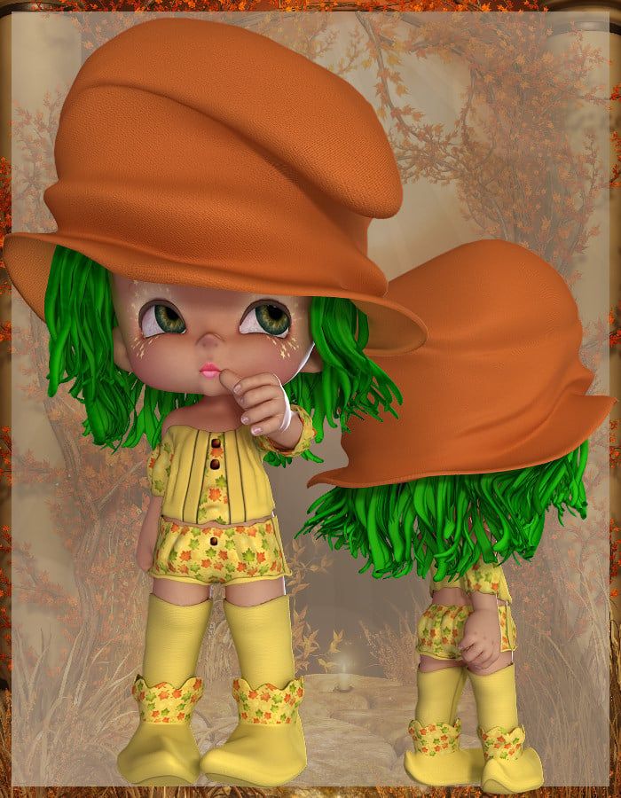 Lil Pumpkin by: KarthRuntimeDNA, 3D Models by Daz 3D