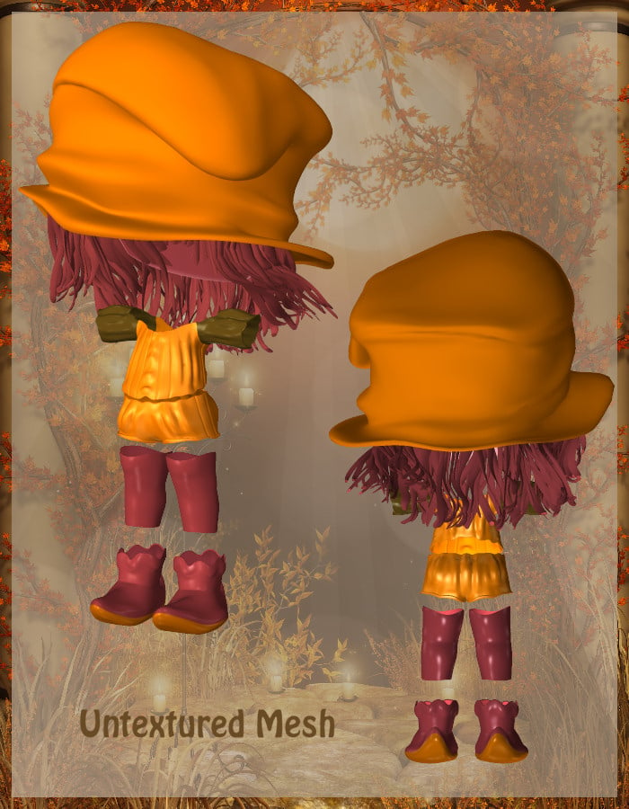 Lil Pumpkin by: KarthRuntimeDNA, 3D Models by Daz 3D
