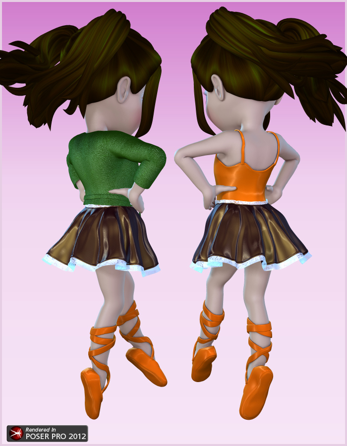 Kiki Ballerina by: KarthRuntimeDNA, 3D Models by Daz 3D