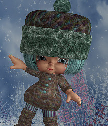 Lil Snow Fur by: KarthRuntimeDNA, 3D Models by Daz 3D