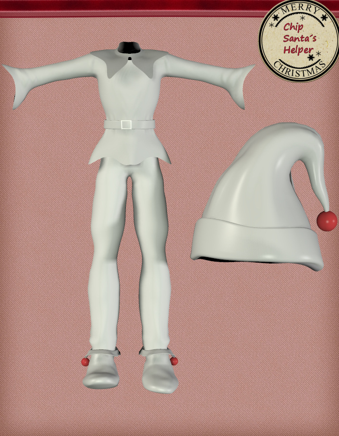 Chip Santa's Helper Chip Santa's Helper by: KarthRuntimeDNA, 3D Models by Daz 3D