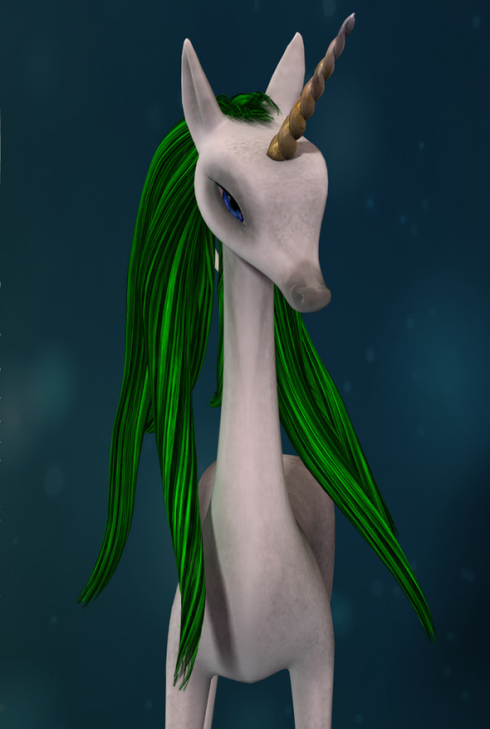 Unicorn LongHair by: KarthRuntimeDNA, 3D Models by Daz 3D
