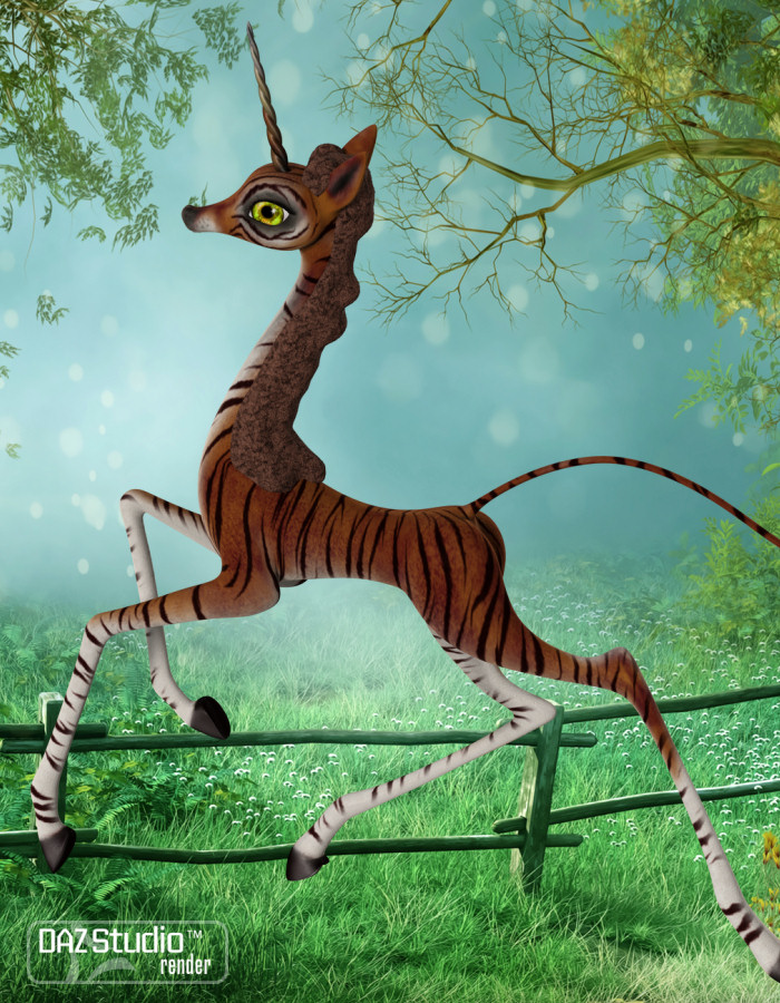 Unicorn KoongoHair by: KarthRuntimeDNA, 3D Models by Daz 3D